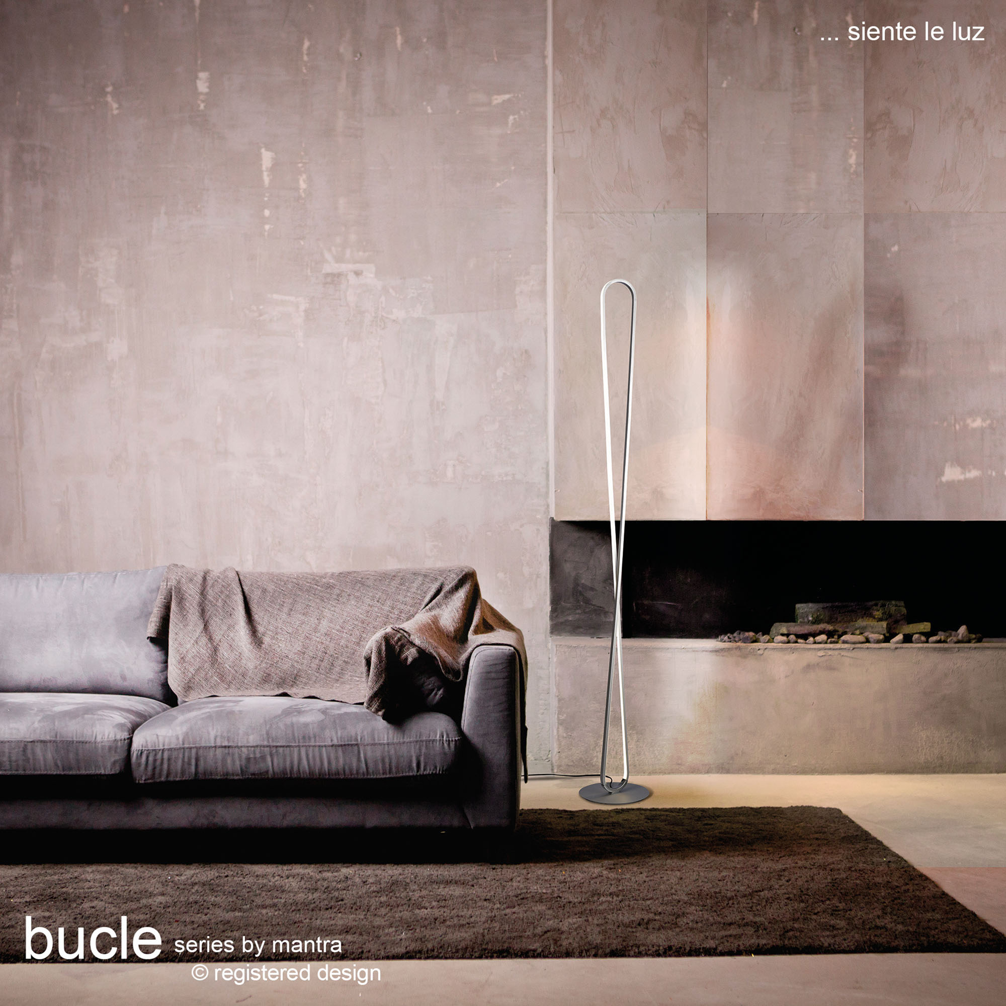 Bucle Floor Lamps Mantra Designer Floor Lamps 